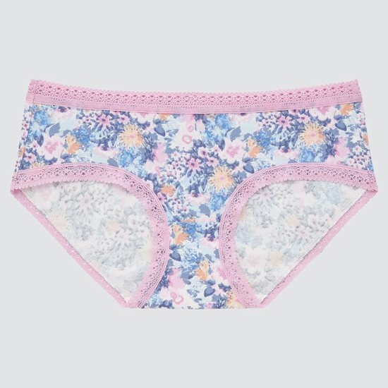 Uniqlo Floral Hiphugger Spodne Pradlo Damske Ruzove | KGJSTY-806