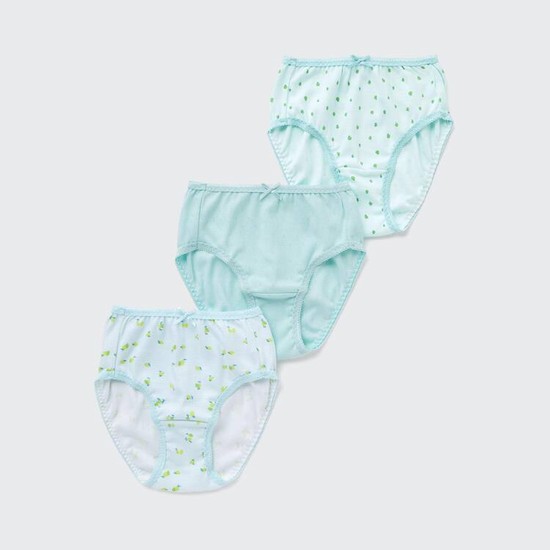 Uniqlo Fruit Print (Three Pairs) Spodne Pradlo Detske Modre | TANHIR-953