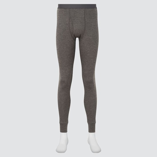 Uniqlo Heattech Thermal Tights (2021 Season) Spodne Pradlo Panske Tmavo Siva | OYTNVH-358