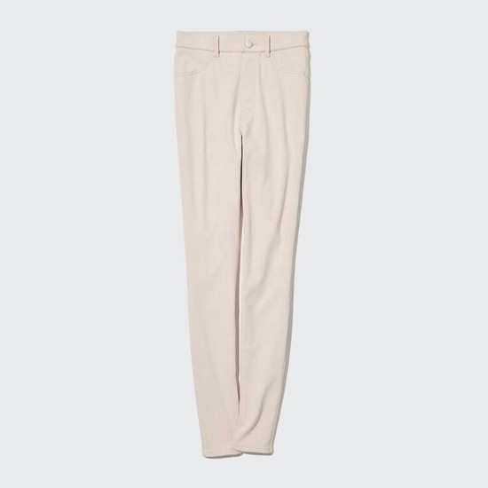 Uniqlo Heattech Ultra Stretch Thermal (Long) Leginy Damske Béžové | JTKPDN-426