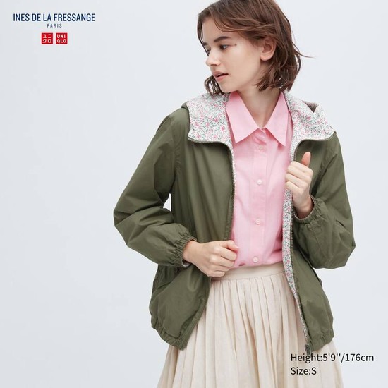 Uniqlo Ines De La Fressange Reversible Parka Damske Olivovo Zelená | XENMPA-830