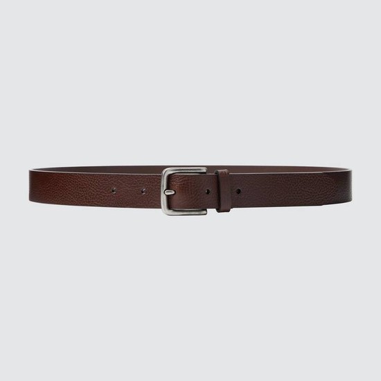 Uniqlo Italian Kozene Vintage Narrow Opasky Panske Hnede | CHSEOD-583