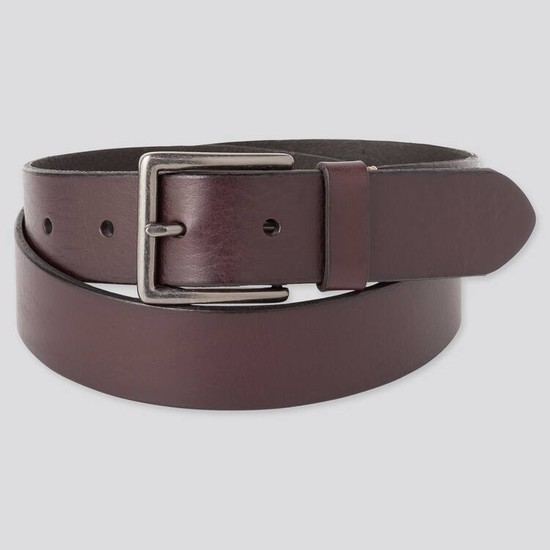 Uniqlo Italian Kozene Vintage Štýl Opasky Panske Tmavo Hnede | ARLHIO-381