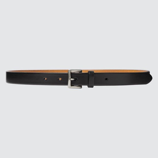 Uniqlo Italian Saddle Kozene Opasky Panske Čierne | MPJWHB-613