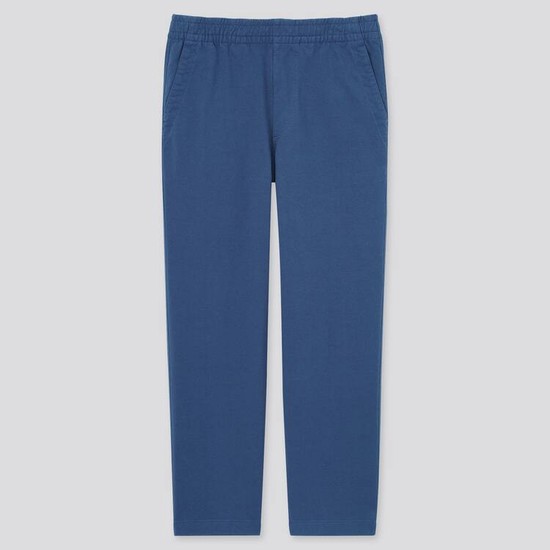 Uniqlo Jersey Ankle Length (2021 Season) Nohavice Panske Modre | LVSTWX-685