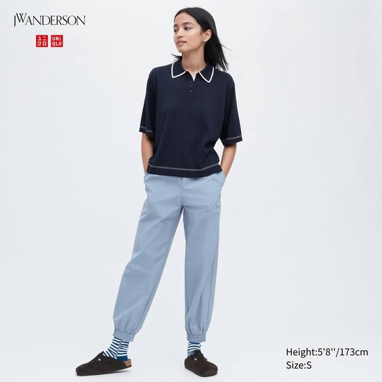 Uniqlo Jw Anderson Jogger Nohavice Damske Modre | IGJDLF-731