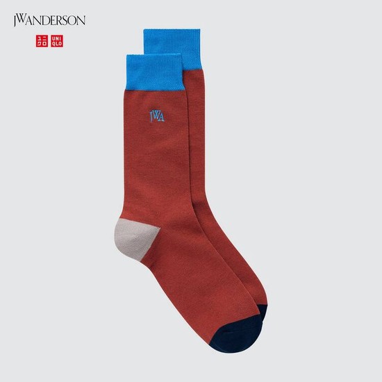 Uniqlo Jw Anderson Ponozky Panske Oranžové | NEJRVZ-918