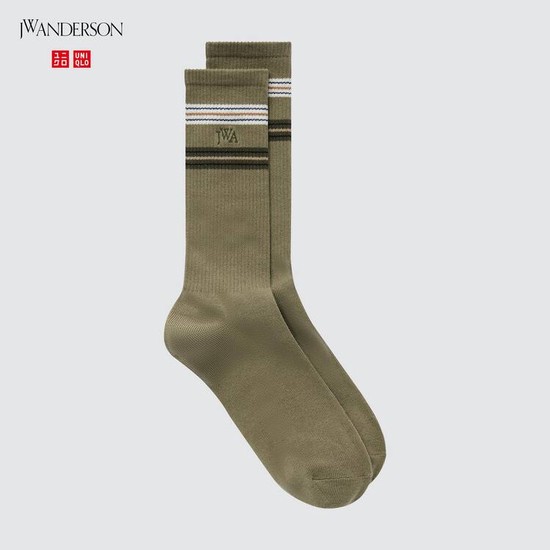 Uniqlo Jw Anderson Ponozky Panske Zelene | BJZKDG-163