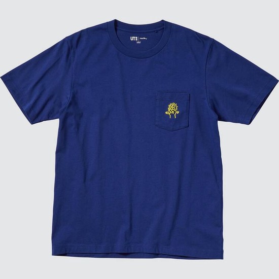 Uniqlo Keith Haring Ut Grafika Tricko Panske Modre | AEYQKH-125