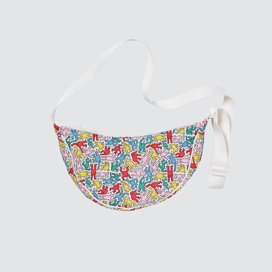 Uniqlo Keith Haring Ut Round Mini Shoulder Tasky Panske Biele | OYBAMP-579