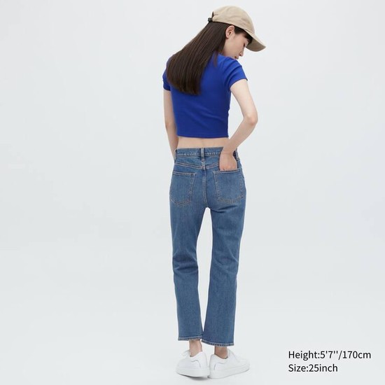 Uniqlo Kick Flared Džínsy Damske Modre | HZLKEM-038