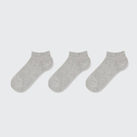Uniqlo Kratke (Three Pairs) Ponozky Detske Siva | JXSYTM-153