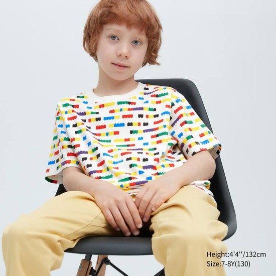 Uniqlo Lego® City Ut Grafika Tricko Detske Biele | GNWQUJ-156