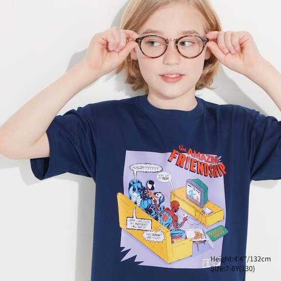 Uniqlo Mfa Utgp2023 Grafika Tricko Detske Námornícka Modrá | KSIDPR-974