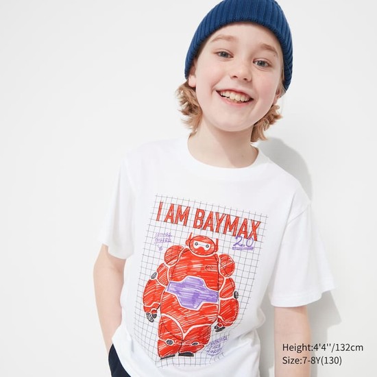 Uniqlo Mfa Utgp2023 Grafika Tricko Detske Biele | SOYBLH-934