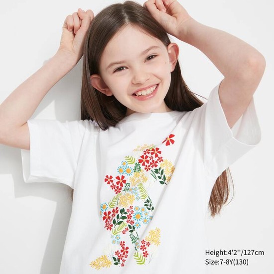 Uniqlo Mfa Utgp2023 Grafika Tricko Detske Biele | SZPRFM-049