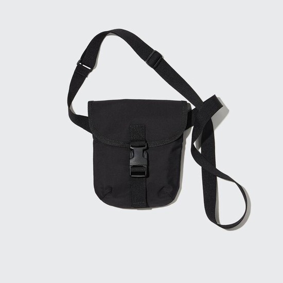 Uniqlo Mini Shoulder Tasky Panske Čierne | ACGFQV-820