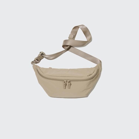 Uniqlo Nylon Crossbody Tasky Damske Béžové | BPGLJQ-219