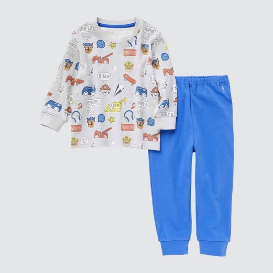 Uniqlo Paw Patrol Ut Loungewear Pre Babatka Siva Modre | BLMONS-352