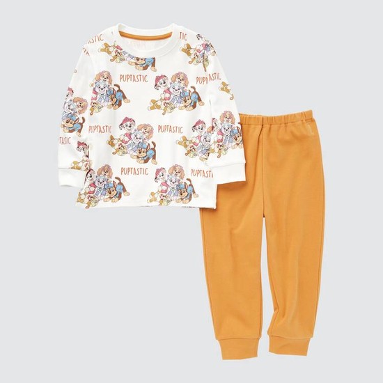 Uniqlo Paw Patrol Ut Loungewear Pre Babatka Biele Oranžové | MKAQDF-763