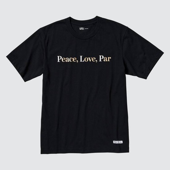 Uniqlo Peace For All Ut Grafika (Adam Scott) Tricko Damske Čierne | ERSLGU-871