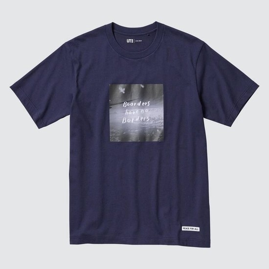 Uniqlo Peace For All Ut Grafika (Ayumu Hirano) Tricko Damske Námornícka Modrá | CDJOYV-156