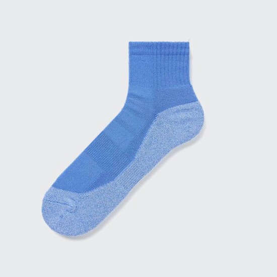 Uniqlo Pile Colour Block Sports Half Ponozky Panske Modre | RIBVFJ-974