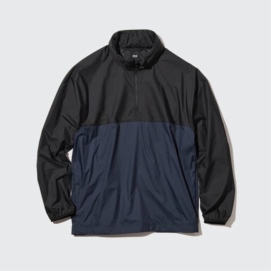 Uniqlo Pocketable Uv Protection Anorak Bundy Panske Čierne | QEICJF-708
