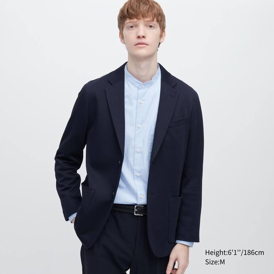 Uniqlo Pohodlie Bundy Panske Námornícka Modrá | BWPADV-196