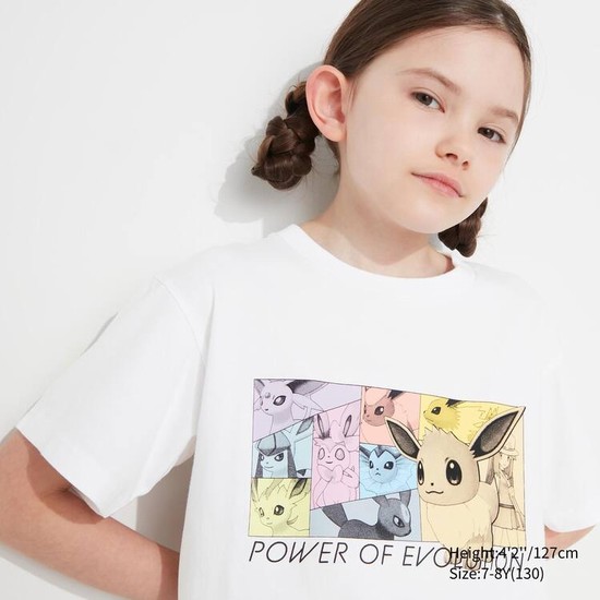 Uniqlo Pokemon Ut Grafika Tricko Detske Biele | JWFBUQ-079