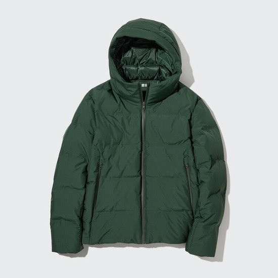 Uniqlo Seamless Down 3d Cut Parka Panske Tmavo Zelene | YZFIXO-319