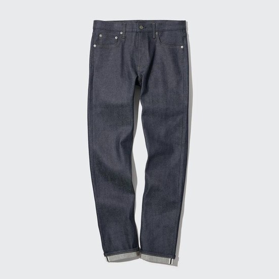 Uniqlo Selvedge Stretch Slim Fit Džínsy Panske Námornícka Modrá | MZGWLH-736