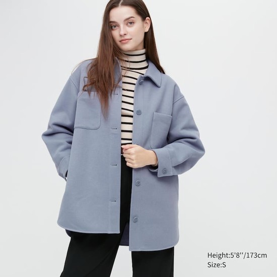 Uniqlo Shirt Bundy Damske Modre | GSRXDQ-654