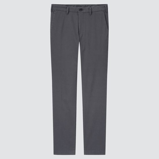 Uniqlo Slim Fit Chinos Nohavice Panske Siva | GUSYIV-580