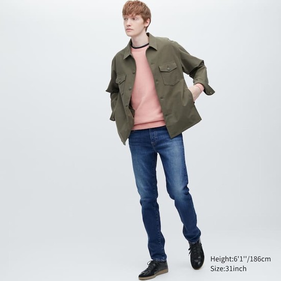 Uniqlo Slim Fit Džínsy Panske Modre | ZOXHYN-385