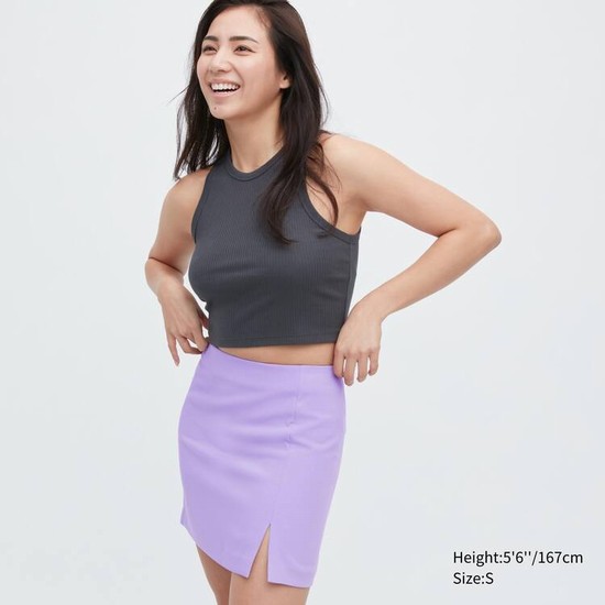 Uniqlo Slit Mini Sukne Damske Nachový | MKBHJA-420