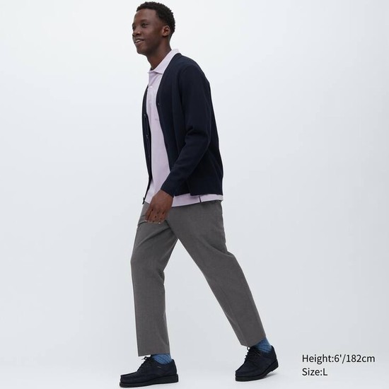 Uniqlo Smart Ankle Length Nohavice Panske Siva | TNXKVW-590