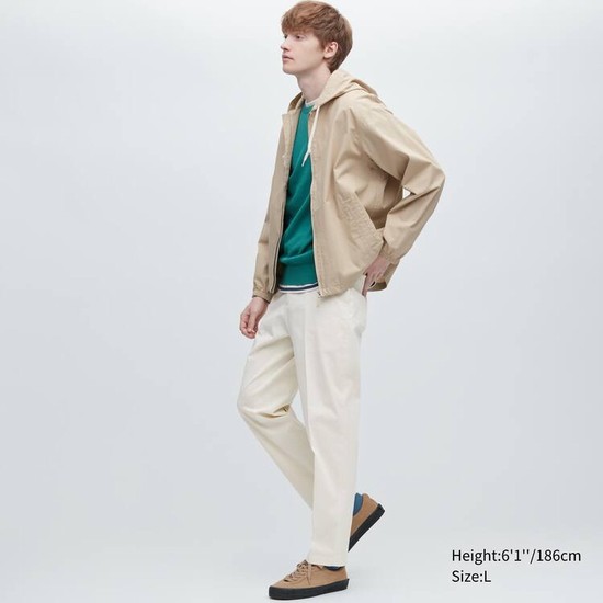 Uniqlo Smart Bavlnene Ankle Length (Long) Nohavice Panske Biele | HZIVBD-628