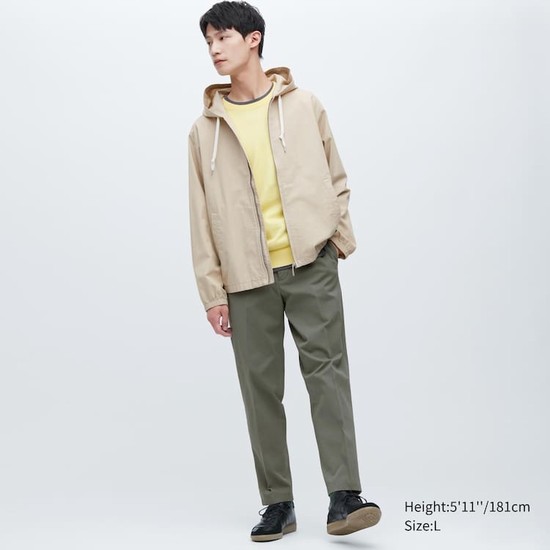 Uniqlo Smart Bavlnene Ankle Length Nohavice Panske Olivovo Zelená | JXQOIB-659