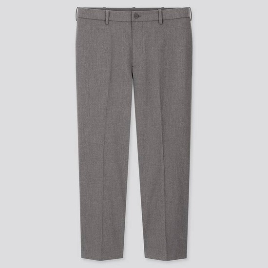 Uniqlo Smart Pohodlie Ankle Length (2020 Season) Nohavice Panske Siva | VGLMUC-126