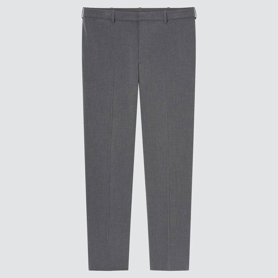 Uniqlo Smart Pohodlie Ankle Length (Long) (2021 Season) Nohavice Panske Siva | ZIPNFH-413