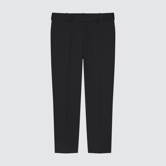 Uniqlo Smart Pohodlie Ankle Length Nohavice Panske Čierne | RZNLKI-137