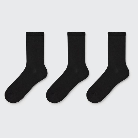 Uniqlo Socks (Three Pairs) Ponozky Damske Čierne | EZGLKJ-307