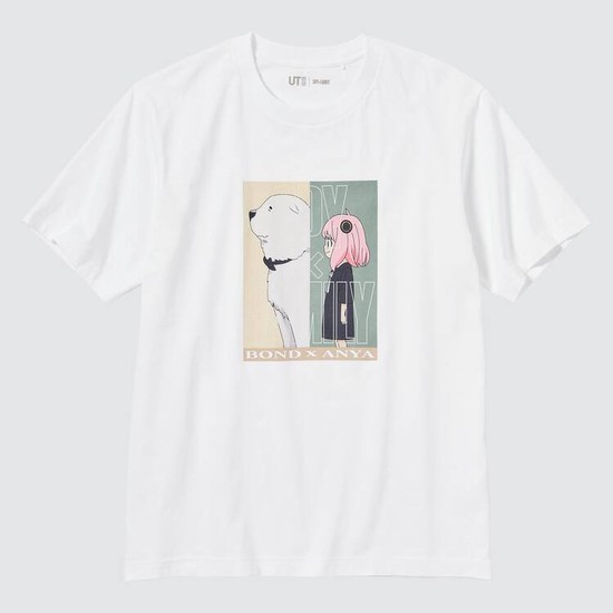 Uniqlo Spy X Family Ut Grafika Tricko Panske Biele | LSPOKY-986