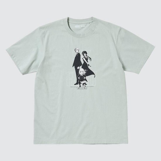 Uniqlo Spy X Family Ut Grafika Tricko Panske Svetlo Zelene | MZPSUX-256
