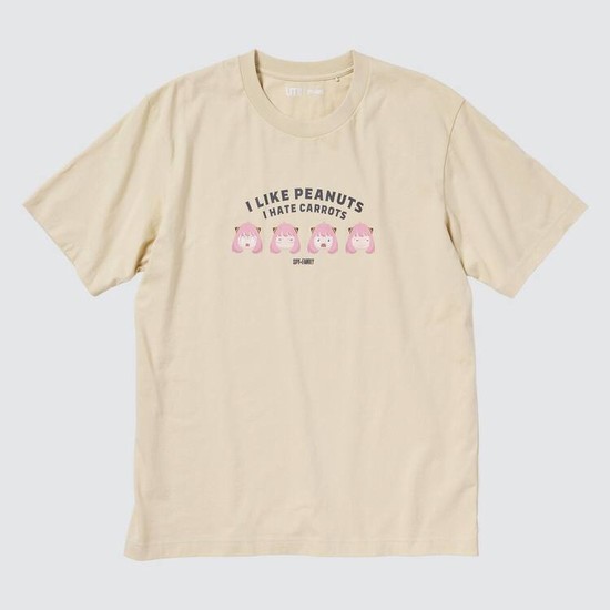 Uniqlo Spy X Family Ut Grafika Tricko Panske Béžové | SMIFBY-153