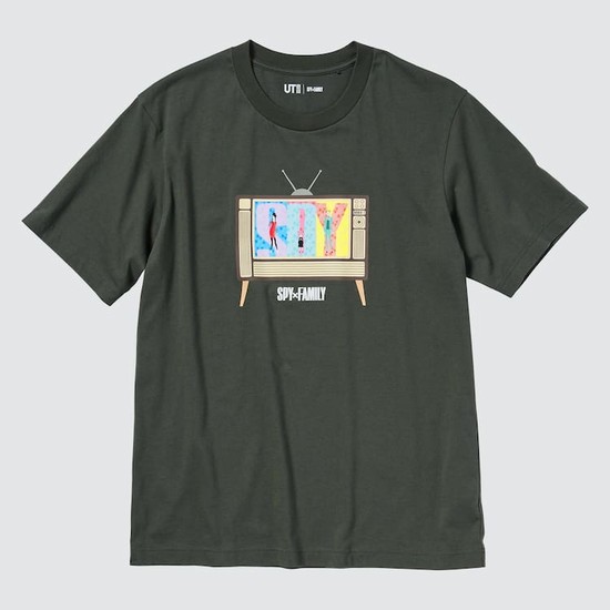 Uniqlo Spy X Family Ut Grafika Tricko Panske Tmavo Siva | ZEADGB-536