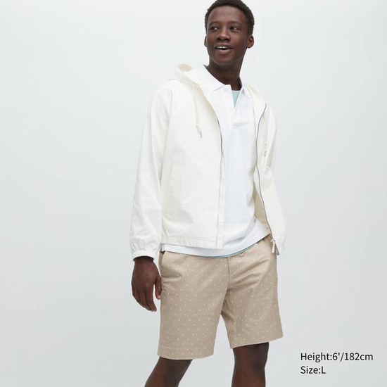 Uniqlo Stretch Slim Fit Sortky Panske Béžové | FWOSDN-405