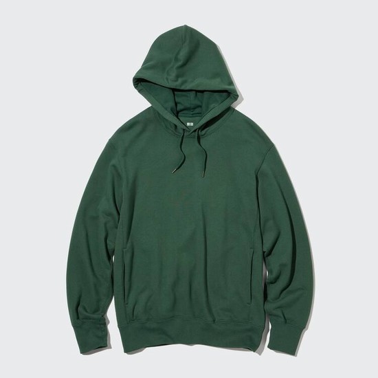 Uniqlo Sweat Pullover Mikiny S Kapucňou Panske Tmavo Zelene | RMTXQA-812