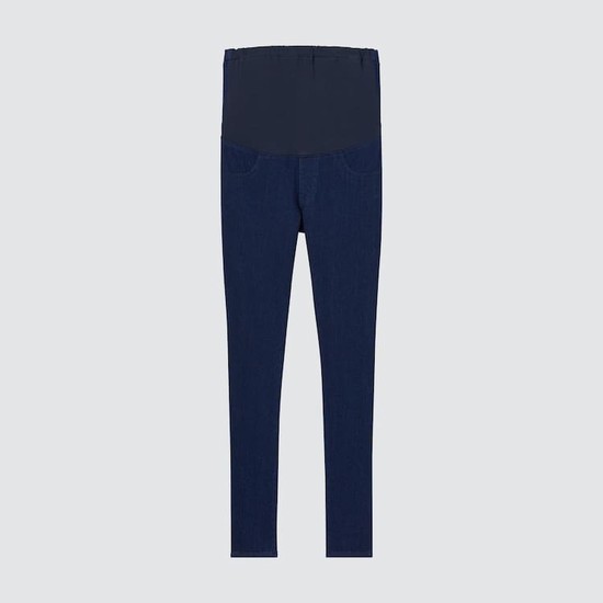 Uniqlo Ultra Stretch Denim Maternity Leginy Damske Modre | MDLJCY-807